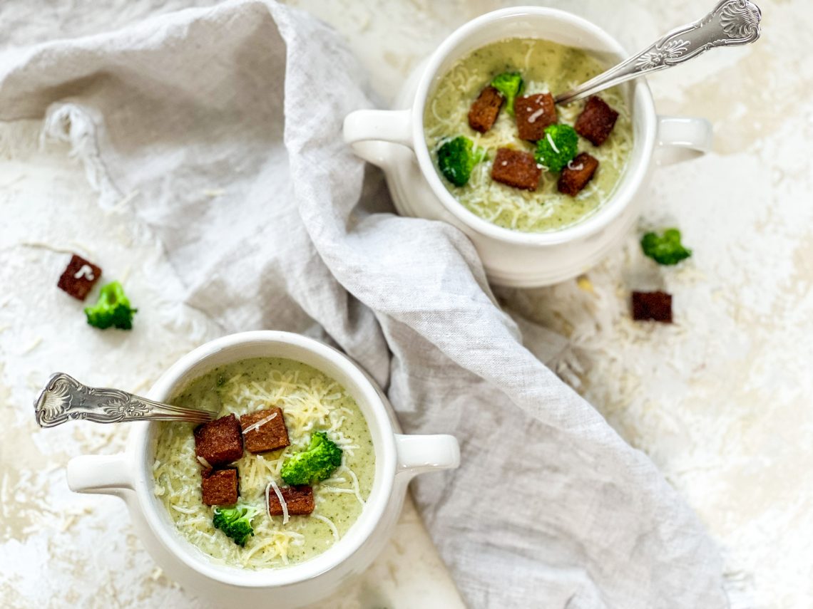 hotograph of Broccoli and Cheddar Cheese Soup