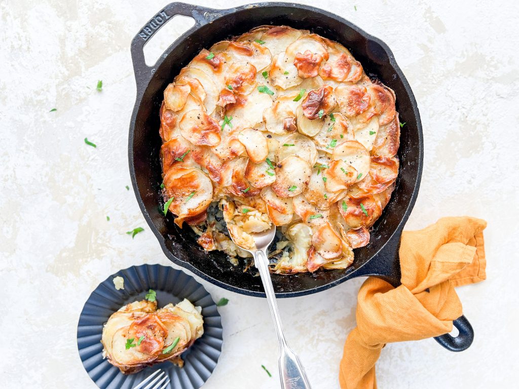 Photograph of Welsh Onion Cake