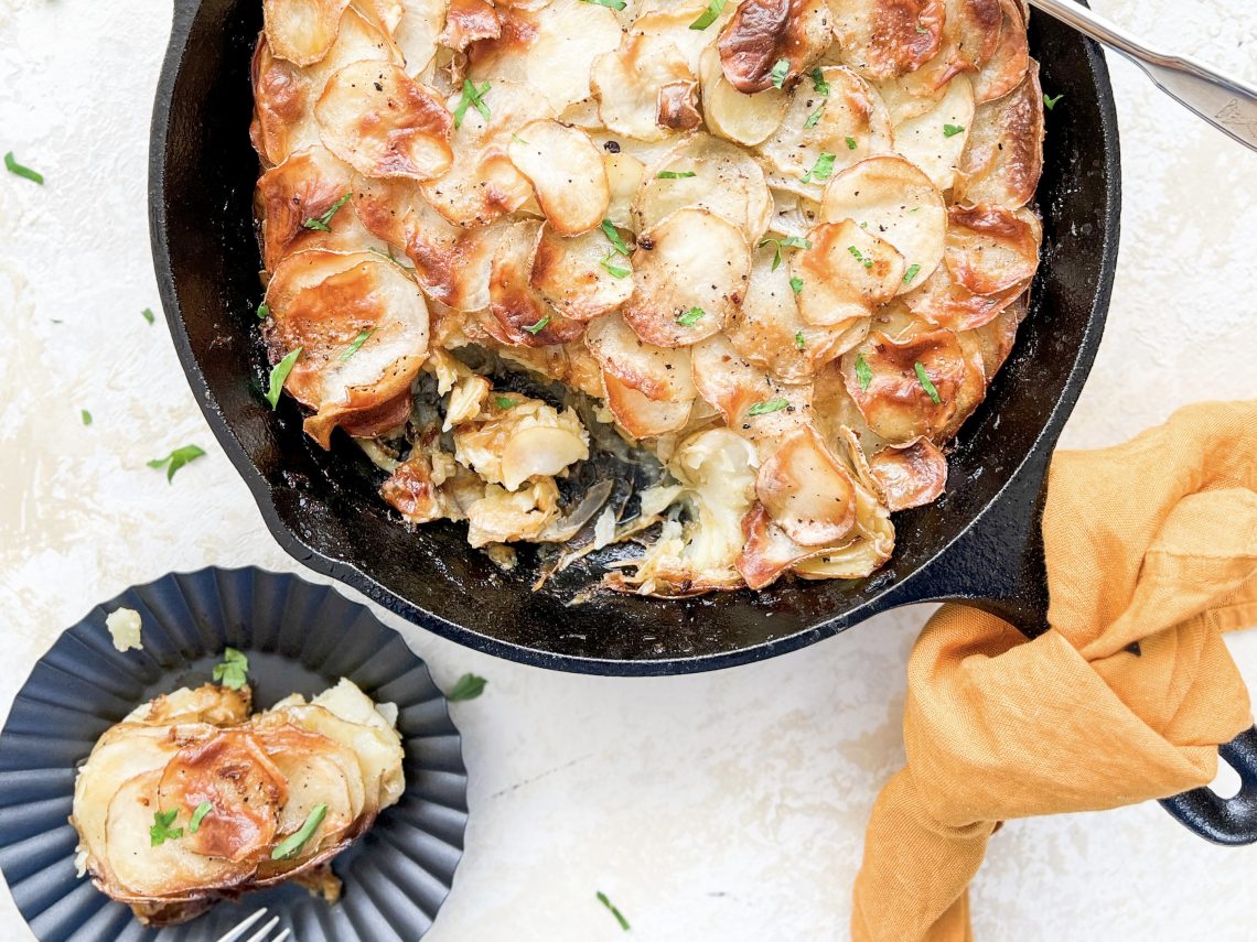 Photograph of Welsh Onion Cake