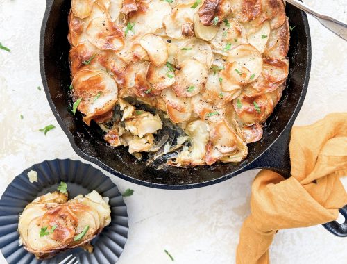 Photograph of Welsh Onion Cake