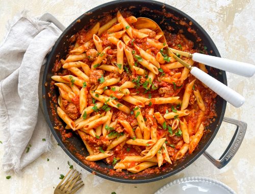 Photograph of Italian Sausage Ragù with Fennel Seeds and Chilli