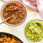 Fresh Tomato Salsa and Guacamole