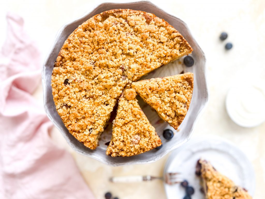 Photograph of Blueberry Streusel Cake
