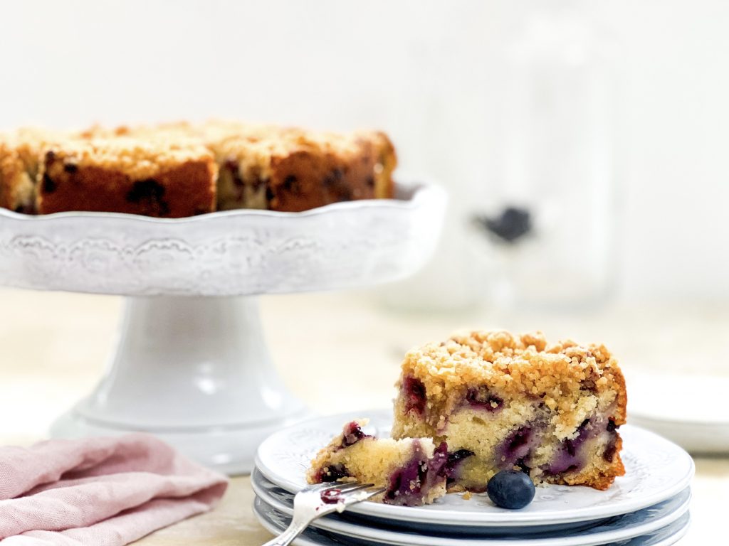 Photograph of Blueberry Streusel Cake