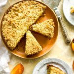 Photograph of Maple Roast Apricot and Almond Streusel Cake