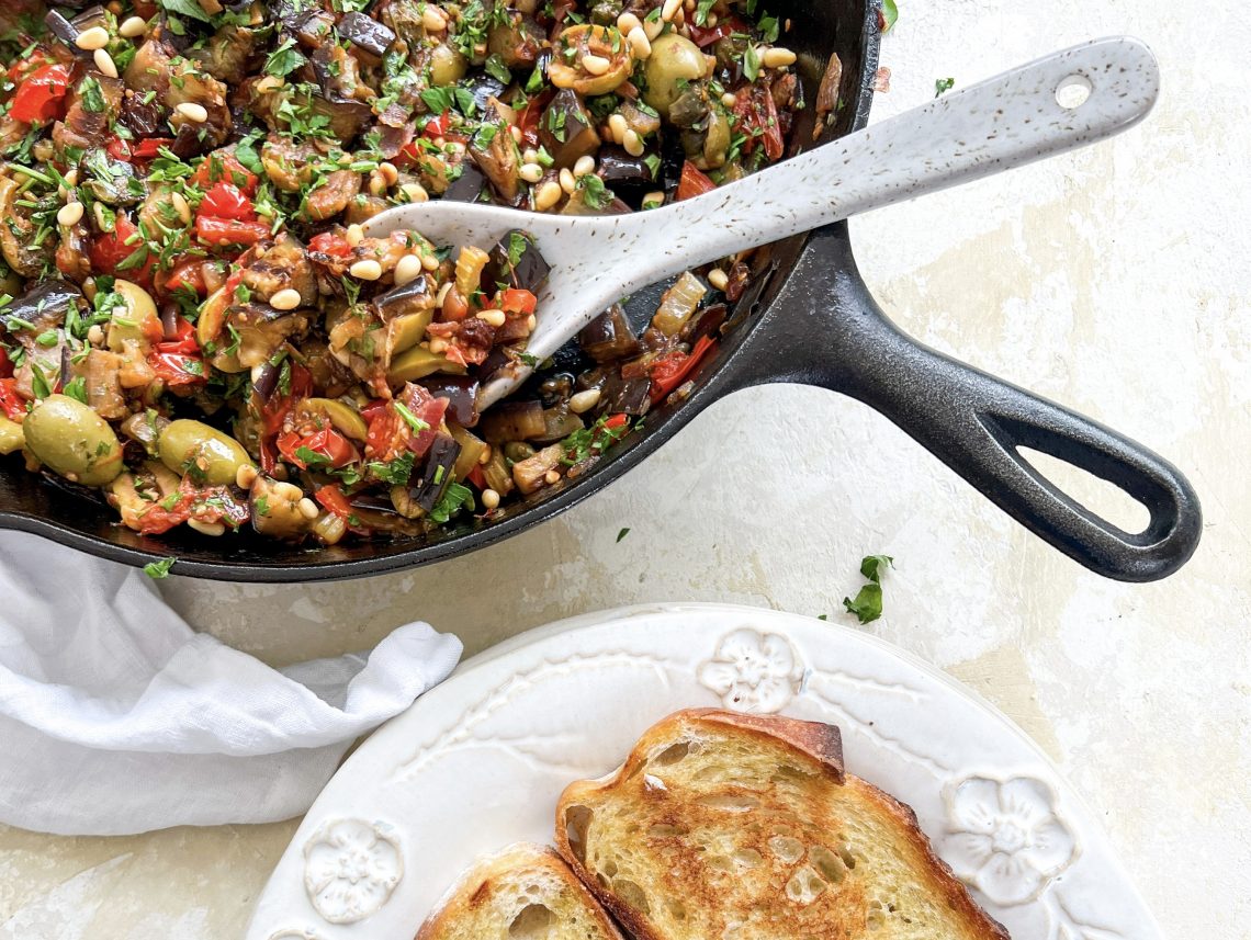 Photograph of Aubergine Caponata