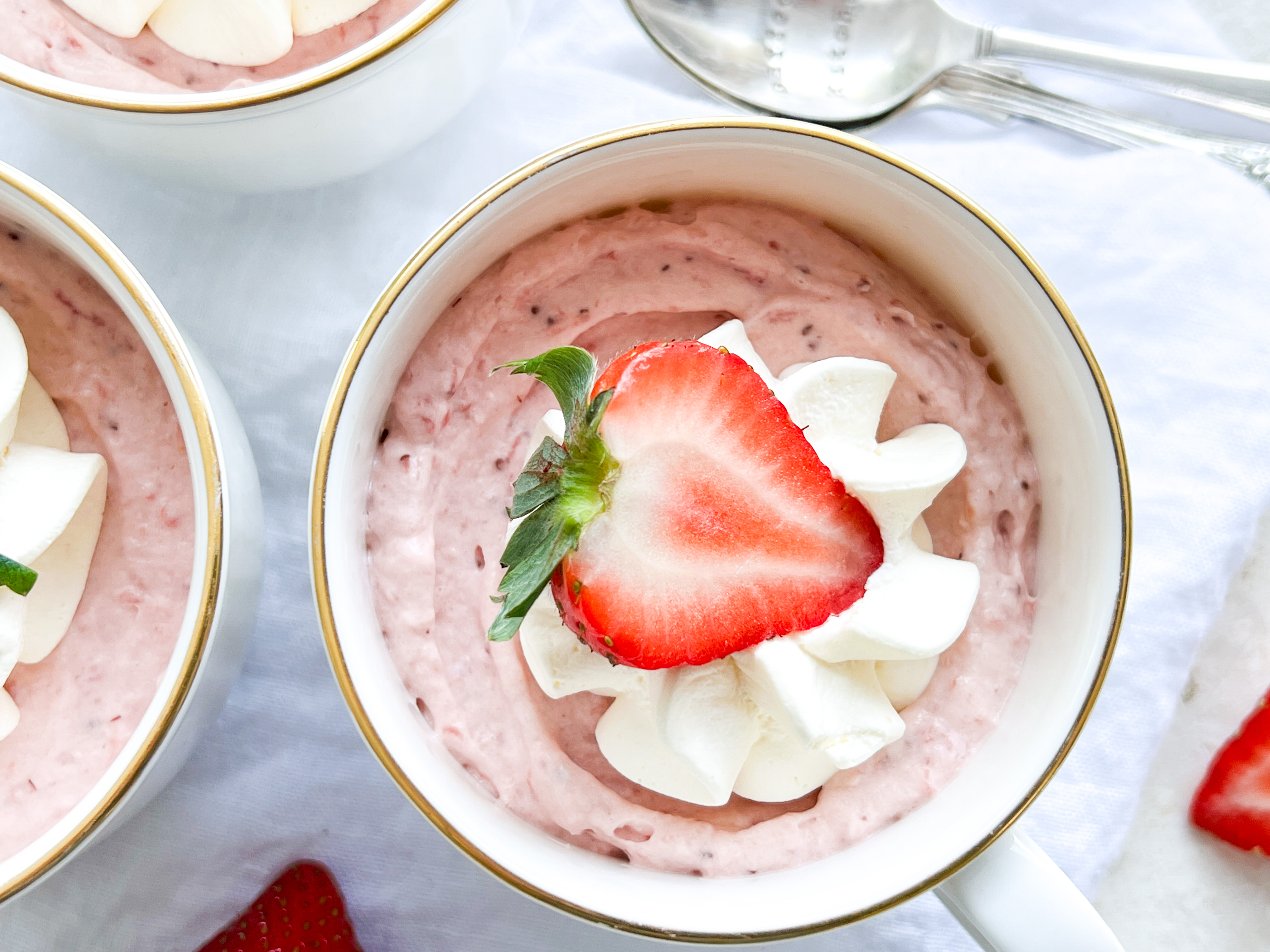 Photograph of Strawberry Mousse