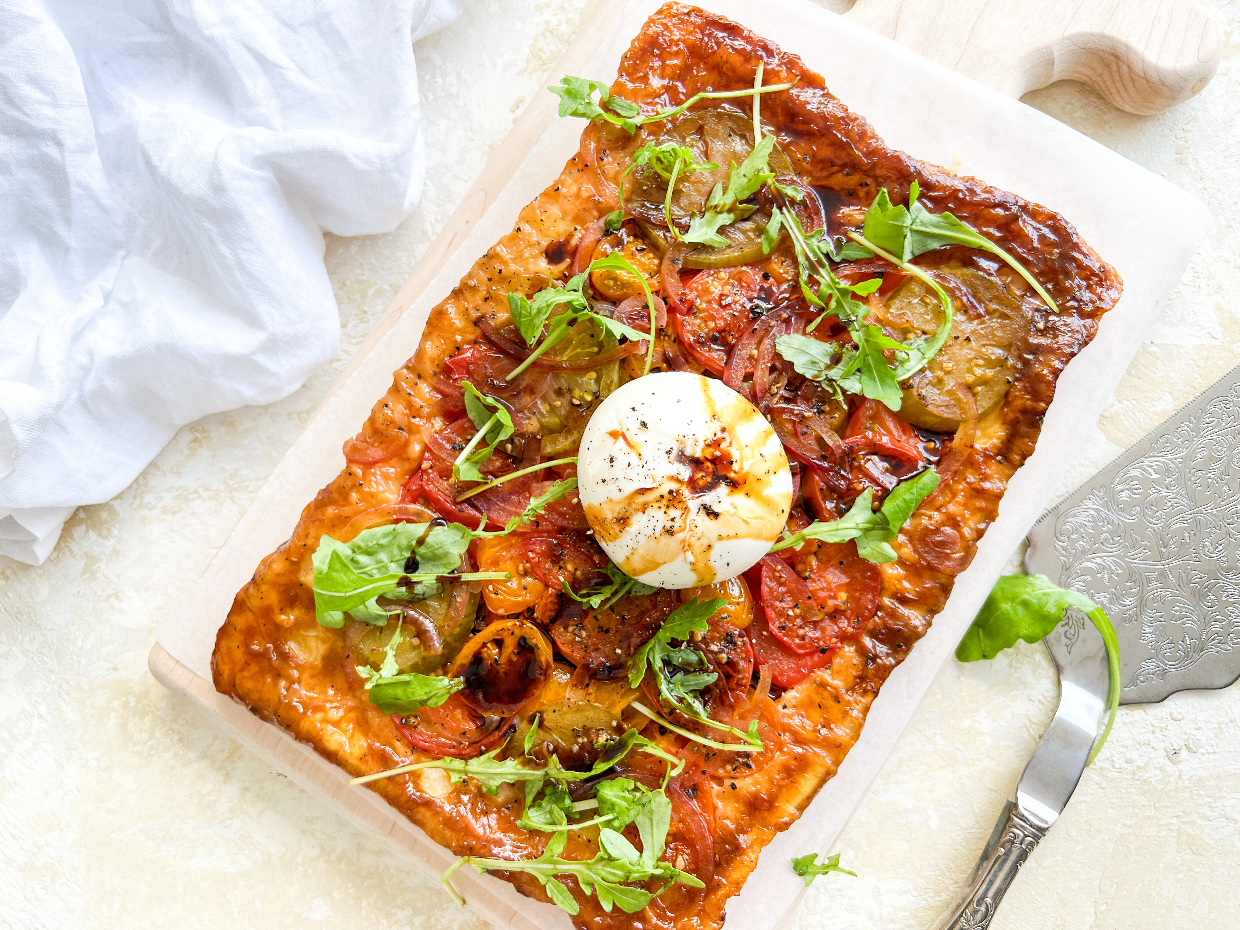 Photograph of Heritage Tomato Upside-Down Tart