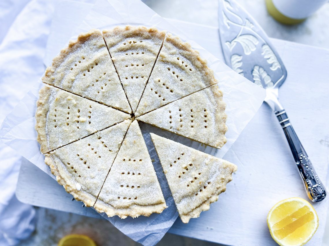 Photograph of Buttery Lemon Shortbread