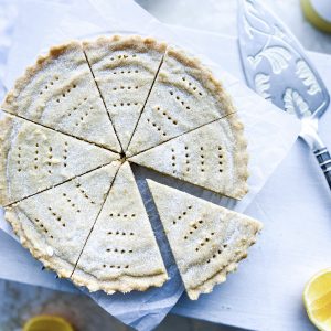 Photograph of Buttery Lemon Shortbread