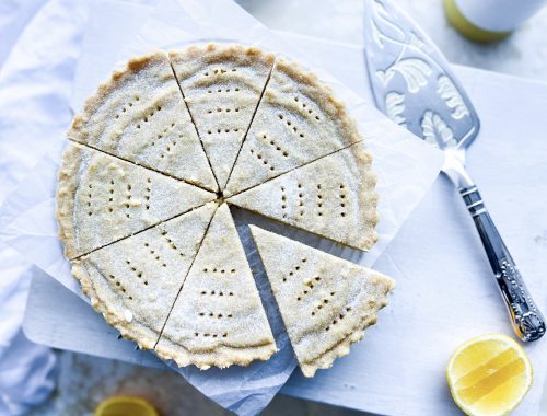 Photograph of Buttery Lemon Shortbread