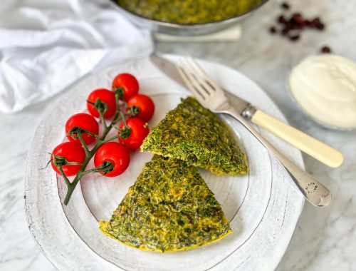 Photograph of Kuku Sabzi - Persian Herbed Frittata