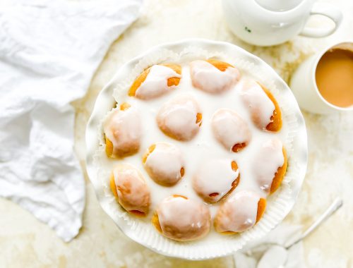 Photograph of Tear and Share Iced Buns