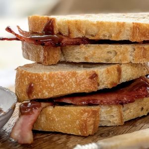 Photograph of Taid's Bacon Sandwich