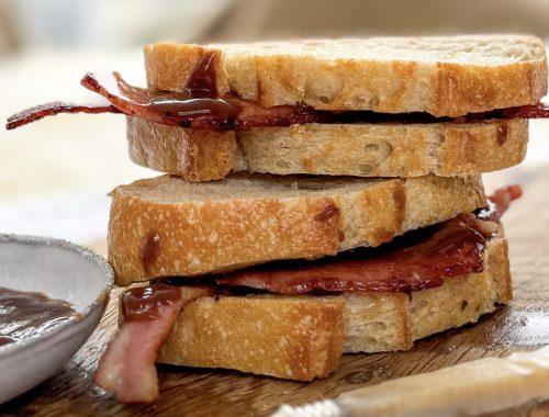 Photograph of Taid's Bacon Sandwich