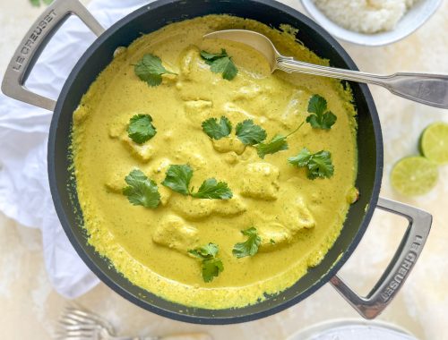 Photograph of Brendan Pang's Coconut Salmon Curry