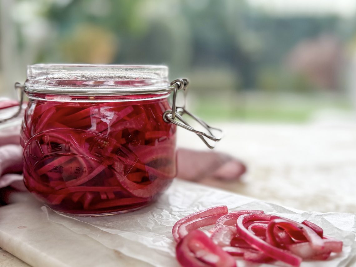 Photograph of Quick Pickled Onions