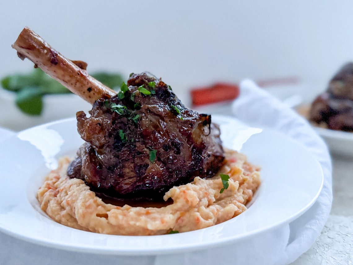 Photograph of Raymond Blanc's Lamb Shanks