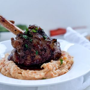 Photograph of Raymond Blanc's Lamb Shanks