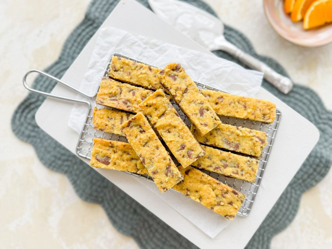 Photograph of Chocolate Orange Shortbread