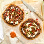 Photograph of Quick and Easy Lahmacun – Flatbread cooked with minced meat and spices.